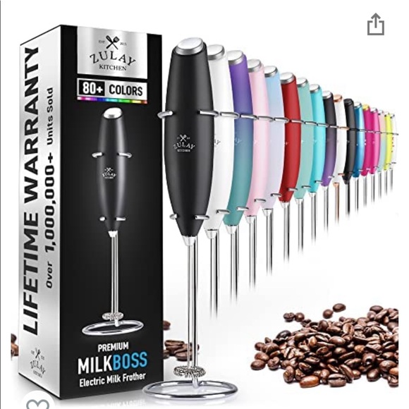 zulay Other - Milk Frother in white for coffee